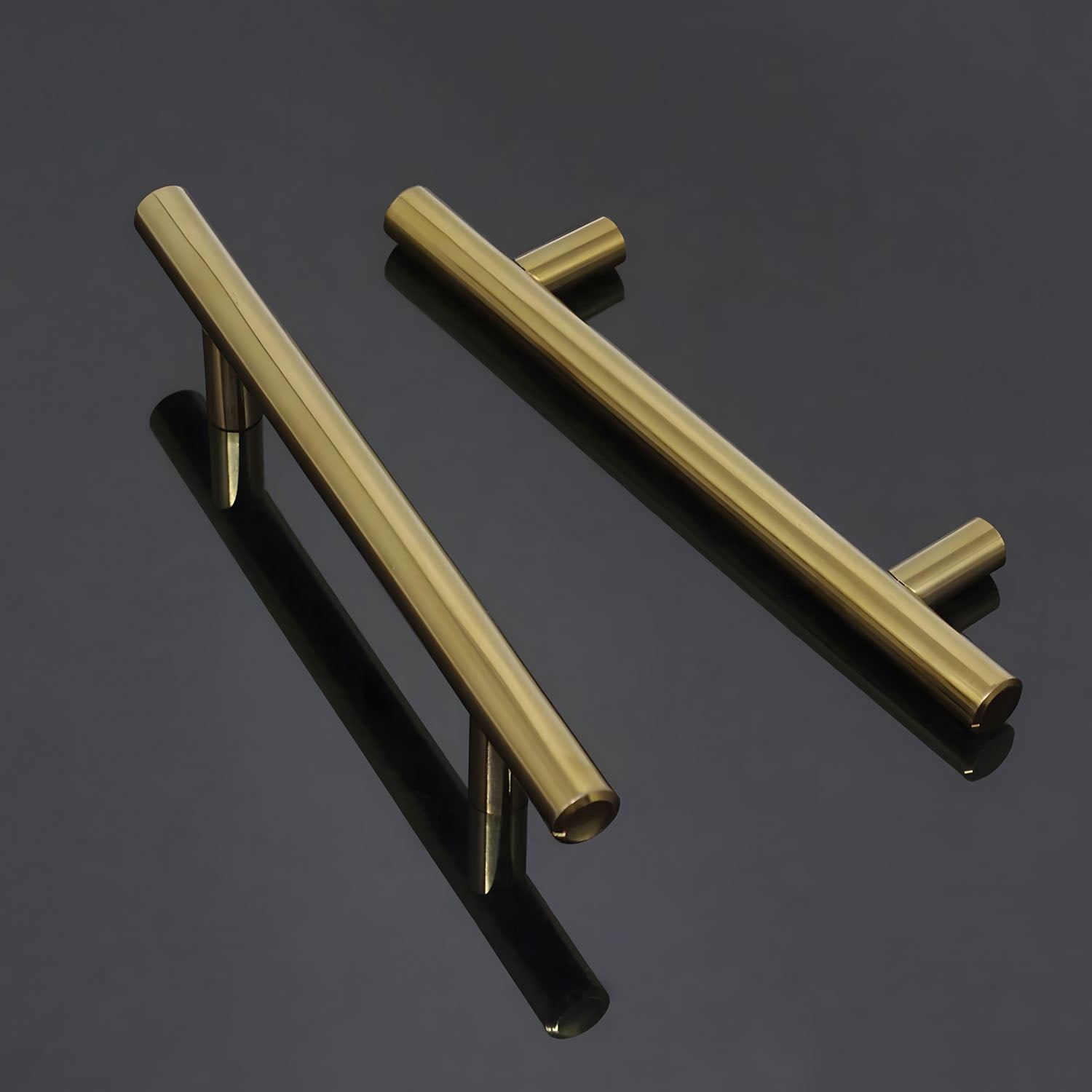 Probrico 30 Pack Cabinet Pulls - 2-1/2" Center, Brushed Nickel, Stainless Steel T-Bar Handles For Kitchen & Dresser - View #4