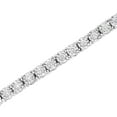 thumbnail image 4 of .925 Sterling Silver 2.0 Cttw Miracle-Set Lab-Grown Diamond Tennis Bracelet (G-H color, VS1-VS2 clarity) - 7.25", 4 of 7
