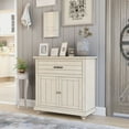 thumbnail image 5 of Furniture of America Bombas Wood 1-Drawer Hallway Cabinet in Antique White, 5 of 9