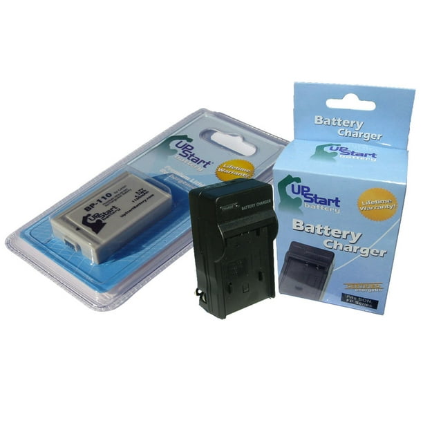 Canon VIXIA HF R20 Battery and Charger Replacement for Canon BP110 Digital Camera Batteries