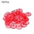 thumbnail image 3 of Uxcell 24mm Round Transparent Plastic Golf Ball Markers for Flat Position Mark Red 150 Pack, 3 of 5