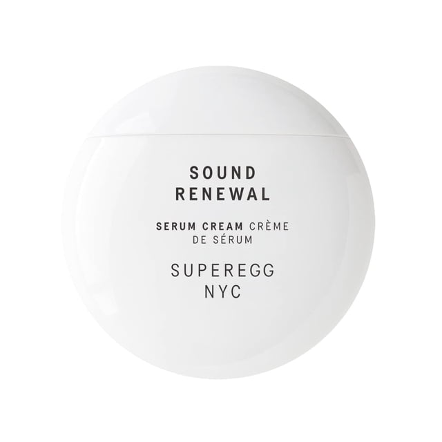 SUPEREGG Sound Renewal Serum Cream: Para una tez fresca y luminosa. Crema sérum nutritiva con Pantenol y EGCG. 60 ML / 2 FLOZ