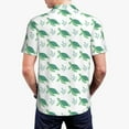 thumbnail image 4 of Balery Turtle Printed Men’s Short Sleeve Polo Shirt, Midweight Men's Shirt,Golf Polo shirts -, 4 of 9