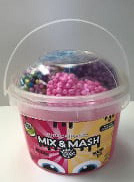Compound Kings Yo Bucket Mix & Mash Teal Slime Bucket with Fun Styro Bead Elements(2lb)