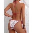 thumbnail image 4 of KuKeDi Women's Sexy Halter Bikini Set Triangle Top String Swimwear Two Piece Swimsuits Cheeky Bathing Suit, 4 of 7