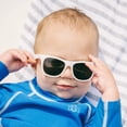 thumbnail image 3 of Iplay Long Sleeve Rashguard Top, Swim Shirt or Sun Shirt for Best Sun Protection Rash Guard UPF 50+ Solid Color T-Shirt for Baby Boys Blue - for Babies and Infants 18 Months, 3 of 5