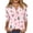 Multicolor-A#50811aa, variant on Trgacdwlo Christmas Henley Shirts for Women Xmas Tree Graphics 3/4 Length Sleeve Womens Tops V Neck Button Festival Xmas Blouses for Women