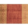 thumbnail image 1 of Ahgly Company Indoor Rectangle Abstract Brown Modern Area Rugs, 7' x 9', 1 of 4