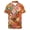 A-Orange534, variant on Men's Retro Graphic Short Sleeve Shirt 80s Music-themed Camp Collar Button-down Blouse