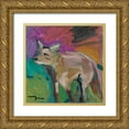 thumbnail image 1 of Trujillo, Jose 12x12 Gold Ornate Wood Framed with Double Matting Museum Art Print Titled - The Little Fox, 1 of 4