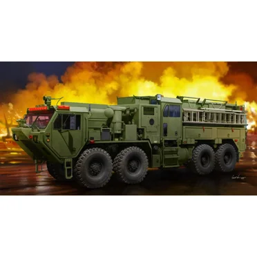 Trumpeter Model 01067 1/35 scale M1142 HEMTT TFFT Tactical Fire Fighting Truck model kit