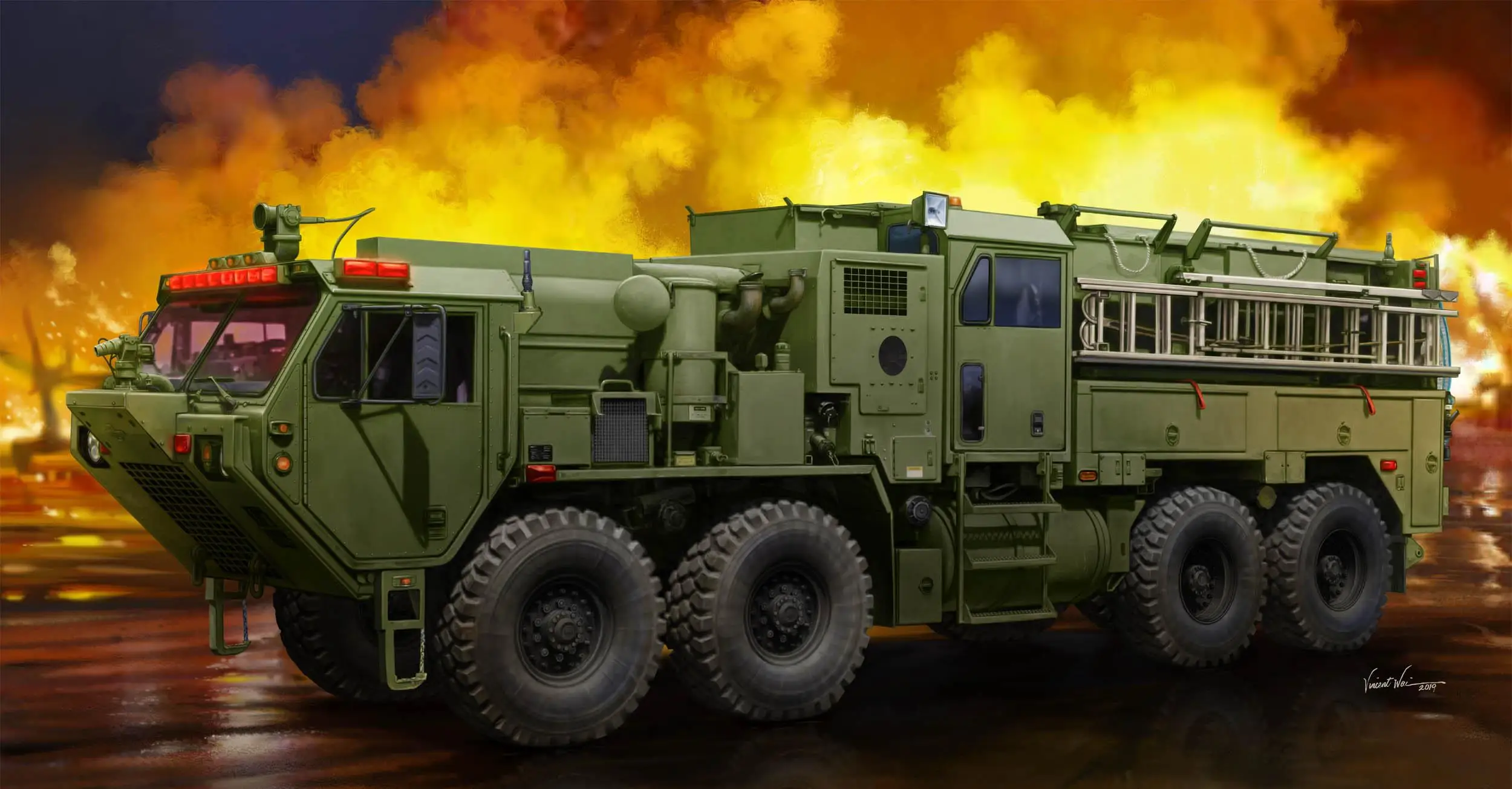 Tow Truck Wrecker 1/24 Scale Model Kit - Unbranded Body Kit For Hobbyists
