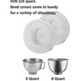 thumbnail image 4 of 2pcs Mixers Bowl Covers For Kitchenaid 5/6 Fermentation Lid -kv25g, 4 of 5