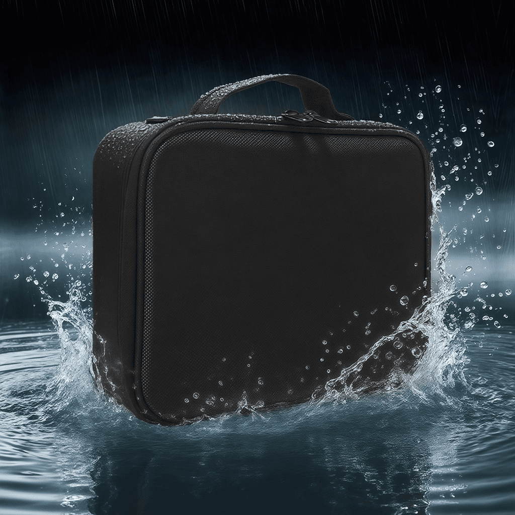 AGOPLEE Waterproof Fishing Reel Box Backpack with Shockproof Dividers & Multiple Pockets - Ideal for Ice Fishing Gear, Travel & Daily Use