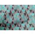 thumbnail image 5 of oneOone Cotton Poplin Fabric Triangle Geometric Print Fabric By The Yard 56 Inch Wide, 5 of 5