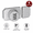 Satin silver, variant on No Drill Keyless Cabinet Lock, Combination Password Latch for Drawer & Closet Security (White)