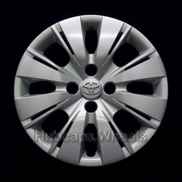 BDK Hubcaps 15" 4 Pieces, Silver, Toyota Yaris Style Replacement ...