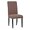 Brown, variant on WestinTrends Linox Upholstered Dining Room Chairs, Modern Parsons Chair Linen Fabric Kitchen Dining Table Chairs with Solid Wood Legs, Brown