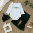 thumbnail image 5 of Ketyyh-chn99 Clothing Set Christmas Kids Baby Girls Outfit Clothes Long Sleeve T Shirt Tops+Pants Children Clothes White,60, 5 of 5