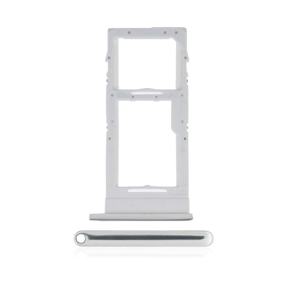 Replacement Single Sim Card Tray Compatible For Samsung Galaxy A51 5G (A516 / 2020) (Prism Cube White)