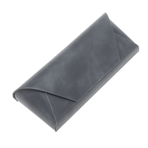 Estuche para gafas portátil Unique Bargains 1 Pc 6.5"x2.56"x1.57" Negro Gris