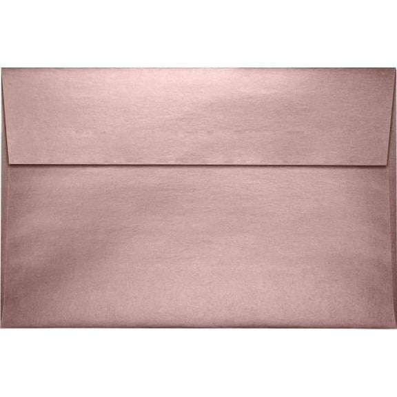 LUXPaper A9 Invitation Envelope, (5 3/4 x 8 3/4), Misty Rose Metallic, 50/Pack