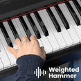thumbnail image 4 of 56.7" x 18.9" x 15.7" 88-Keys Weighted Digital Piano for Beginners, Triple Pedals, Function, Power Adapter, 4 of 6