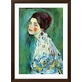 thumbnail image 2 of Art.com Portrait of a Lady Art Print by Gustav Klimt, Brown Frame Wall Art, 32" x 44", 2 of 5
