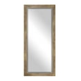 thumbnail image 2 of Rayne Beveled Full Length Wall Mirror 65.5"x32" Floor Mirror Brown, 2 of 4