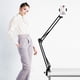 thumbnail image 4 of Soporte Soporte de metal ajustable Soporte de brazo de tijera con suspensión + Soporte para teléfono + Adaptador de cabeza esférica para YouTube Red de grabación de video en vivo Transmisión en línea Abanopi Soporte, 4 of 7