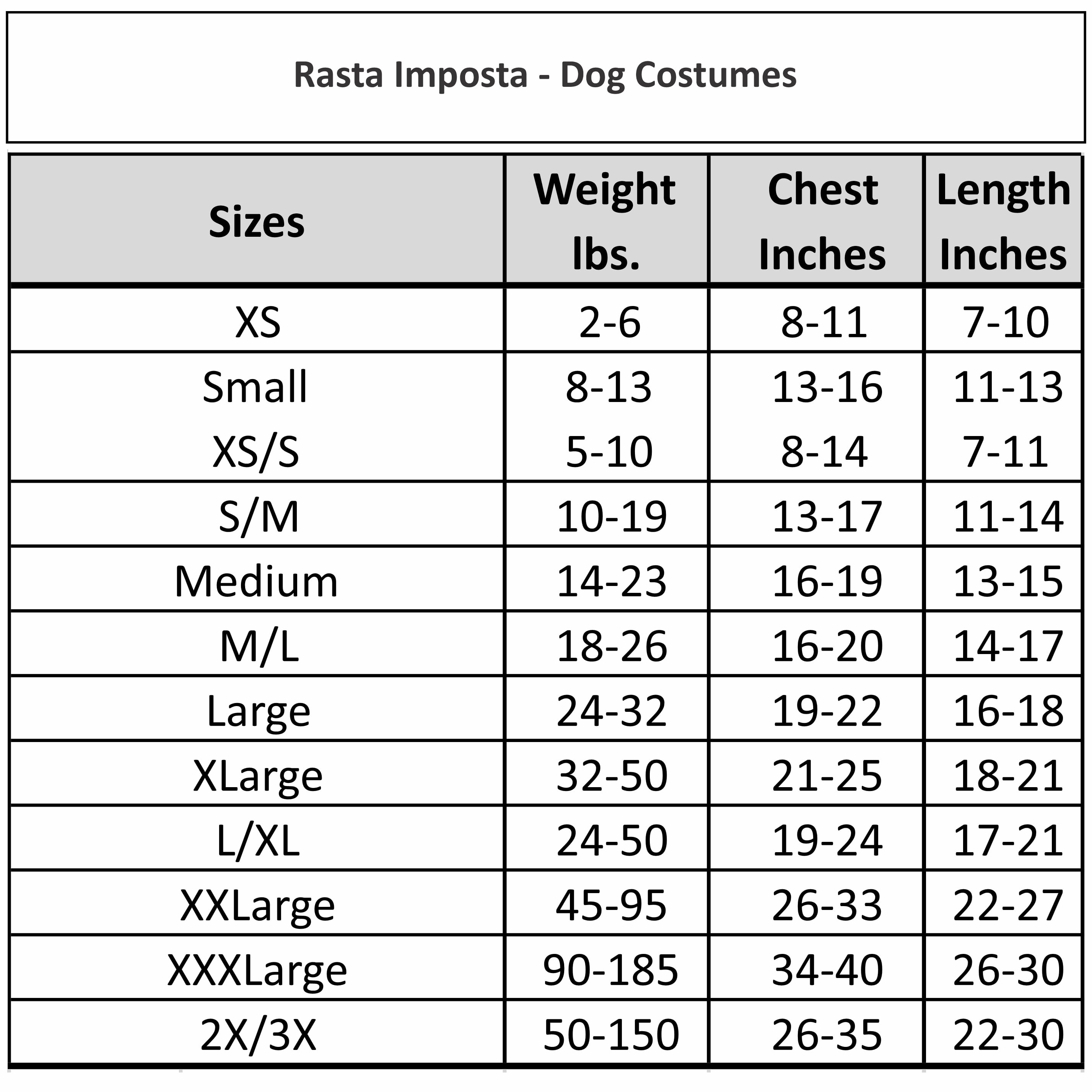 Rasta Imposta Adult Chick Magnet Dog Costume - Size One Size Fits Most - Red