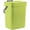 Green, variant on Mini Desktop Trash Can with Lid, Small Countertop Garbage Can, Plastic  Tabletop Wastebasket for Office/Kitchen/Coffee Table, 3L/0.8 Gal, White