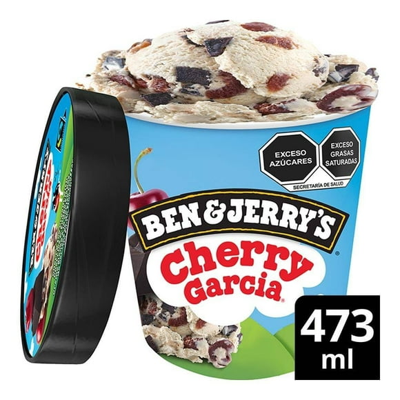 Helado de crema de leche Ben & Jerry's cherry garcia 473 ml