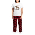 thumbnail image 4 of CafePress - Shar Pei Attitude Women's Light Pajamas - Women's Short Sleeve Print T-Shirt and Pants Light Cotton Pajama Set, 4 of 7