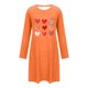 thumbnail image 2 of TaTaai Fashion Women's Valentine's Day Printed Nightgown, Short-Sleeve Round Neck Loose Dress, Airy Fabric for Summer Spring Daily Casual Occasions Gift, 2 of 6