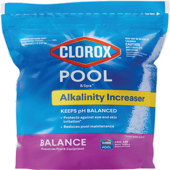 Clorox Pool&Spa Alkalinity Increaser for Swimming Pools, 5 lb Bag