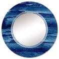 thumbnail image 3 of DESIGN ART Designart 'Abstract Classic Blue I' Printed Modern Wall Mirror 20in.x30in., 3 of 5