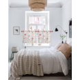 thumbnail image 2 of Sea Turtle Starfish Sheer Curtains for Bedroom Living Room Window Tier Curtain 36 Inch Length, Rod Pocket Voile Drapes Kitchen Curtains Small Half Window 2 Panels Nautical Coral Ocean Life Red Blue, 2 of 5