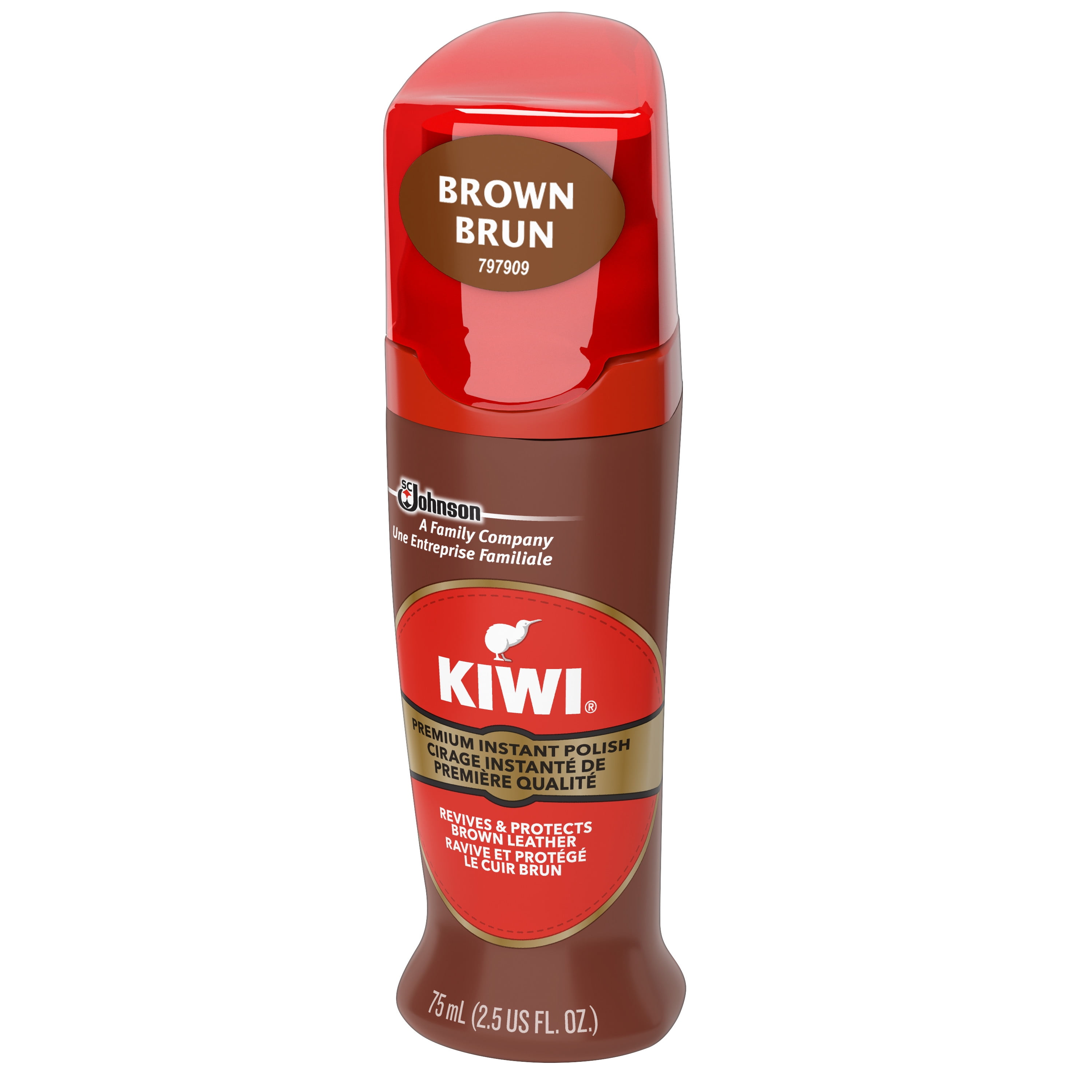 KIWI Instant Shine \u0026 Protect, Brown 