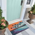 thumbnail image 4 of Liora Manne Flock Area Rug 5x8 Indoor Outdoor Sky Weather Resistant Soft Fabric, 4 of 7