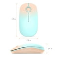 thumbnail image 3 of Jelly Comb 2.4G Slim Wireless Mouse with Nano Receiver, Less Noise, Portable Mobile Optical Mice for Notebook, PC, Laptop, Computer, MacBook, 3 of 5