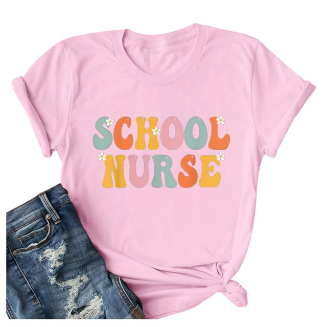 YDLCAFD T-Shirts d'Entraînement pour Femmes Coupe Ample Mode Décontractée Imprimée Col Rond Manches Courtes Pull T-Shirt