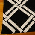 thumbnail image 3 of Nourison Linear Black/White Area Rug LIN04 7'6" x 9'6", 3 of 11