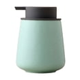 thumbnail image 1 of Ceramic Lotion Dispenser, Hand Soap Dispenser, Refillable- Shampoo Dispenser, Bathroom Kitchen-Green-400ml, 1 of 6