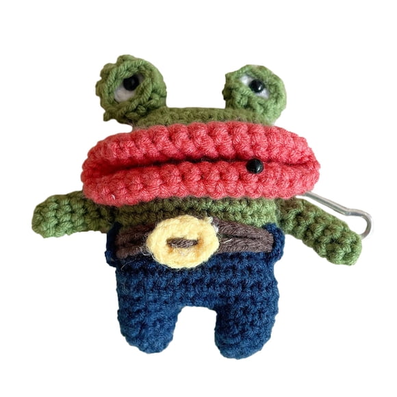 Funda compatible con AirPods 1&2 Yatchen Plush Sausage Frog