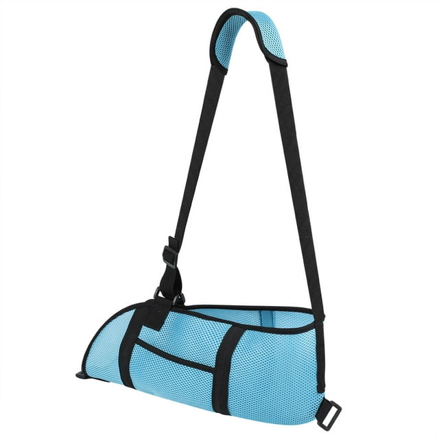 Écharpe pour Fracture du Bras et du Poignet, Écharpe d'Avant-bras Bleue Ceinture d'Écharpe de Bras Ajustable pour la Fixation de la Fracture