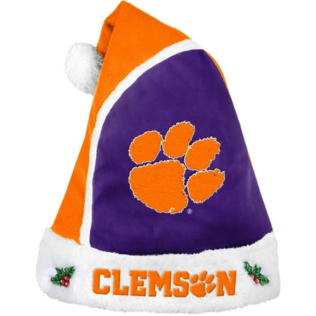 Forever Collectibles NCAA 2015 Santa Hat, Clemson University Tigers