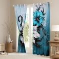 thumbnail image 3 of Castle Fairy Retro Flower Boy Girl Black Out Curtains,Floral Butterfly Curtains Pack Of 2 (42X63 Each),Botanical Plants Bedroom Curtains,Luxury Bedroom Decor, 3 of 6