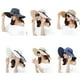 thumbnail image 3 of Sombrero de paja Qarigey Borde de Sombreros Negro, 3 of 6