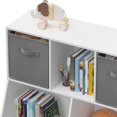 thumbnail image 7 of Toy Storage Organizer with Bookcase, Kid’s Multi Shelf Cubby for Books,Toys, Storage Organizer for Boys,Girls Play Room/Bedroom-Gray, 7 of 7
